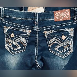 Hydraulic Original Low Rise Bailey Micro Boot Cut Jeans,Super Soft, Super Strech